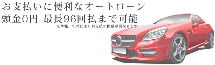 96回払いまで可能です