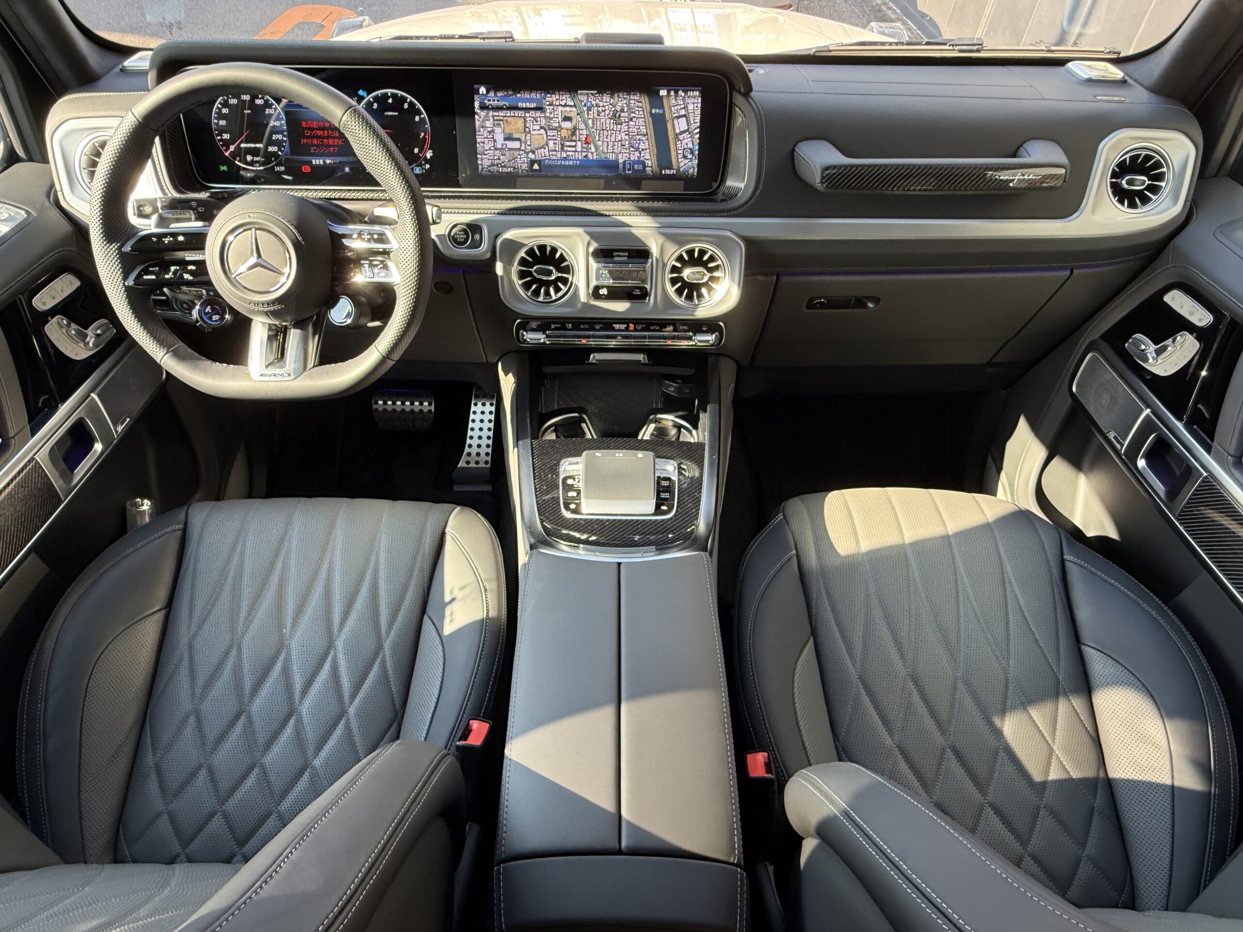 メルセデスAMG G63 ナッパレザーインテリア