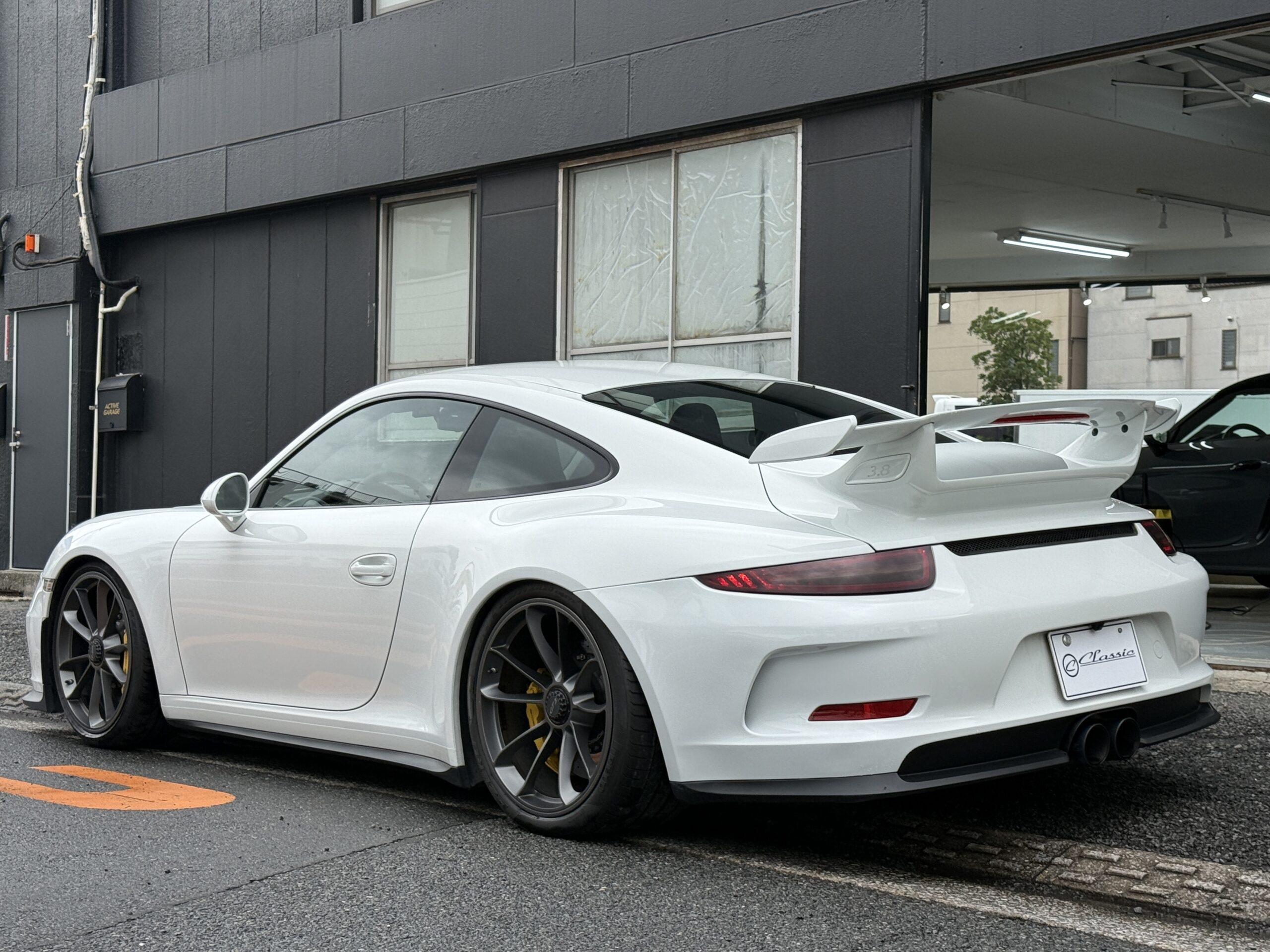 ポルシェ 911 GT3 991.1 リアビュー パワークラフトマフラー